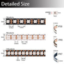 WS2812B 5V LED Strip 74 96 144 LEDs Per Meter Individually Addressable RGB