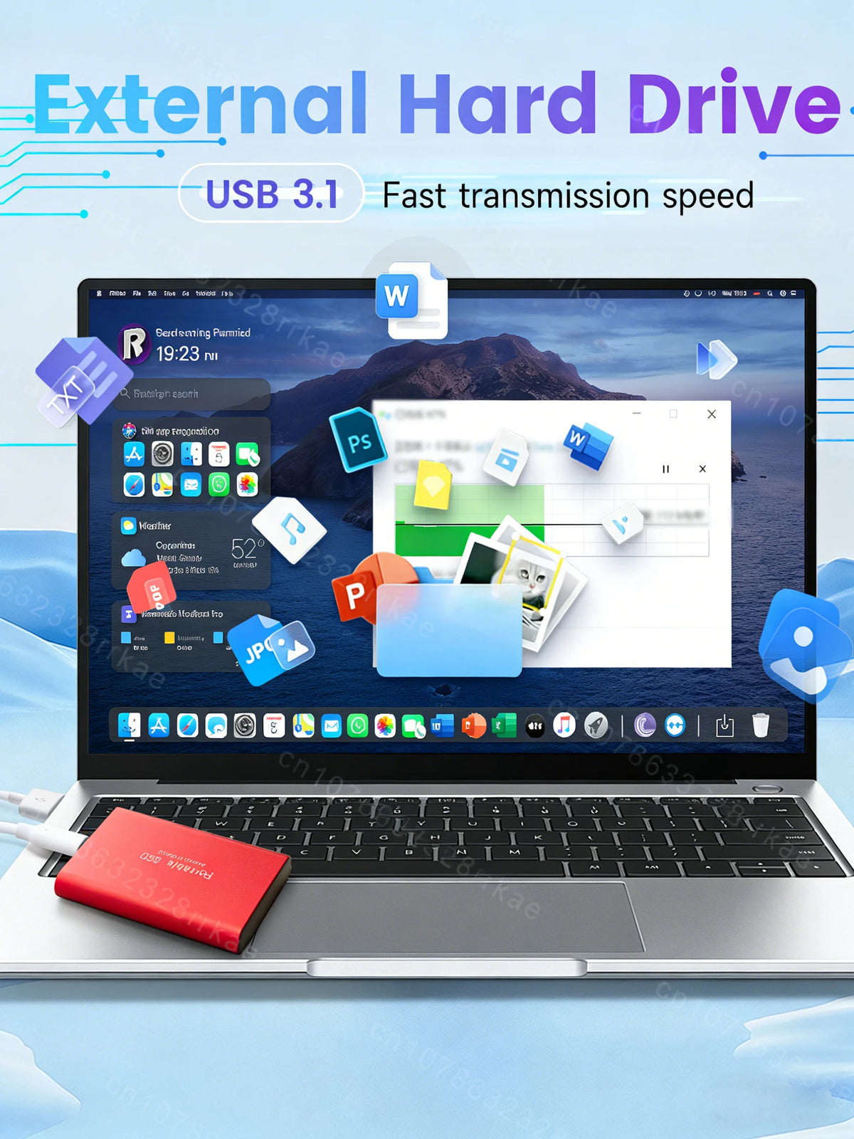 Portable Computer External SSD Drive