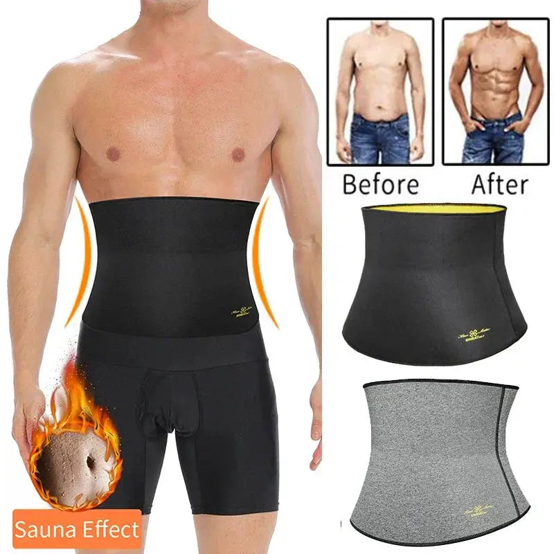 Men's Sauna Sweat Belt Waist Trainer For Core Support