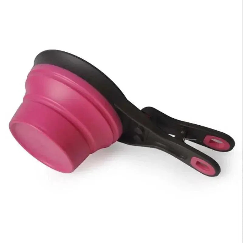 Folding Pet Bowl With Food Spoon And Bag Set For Travel