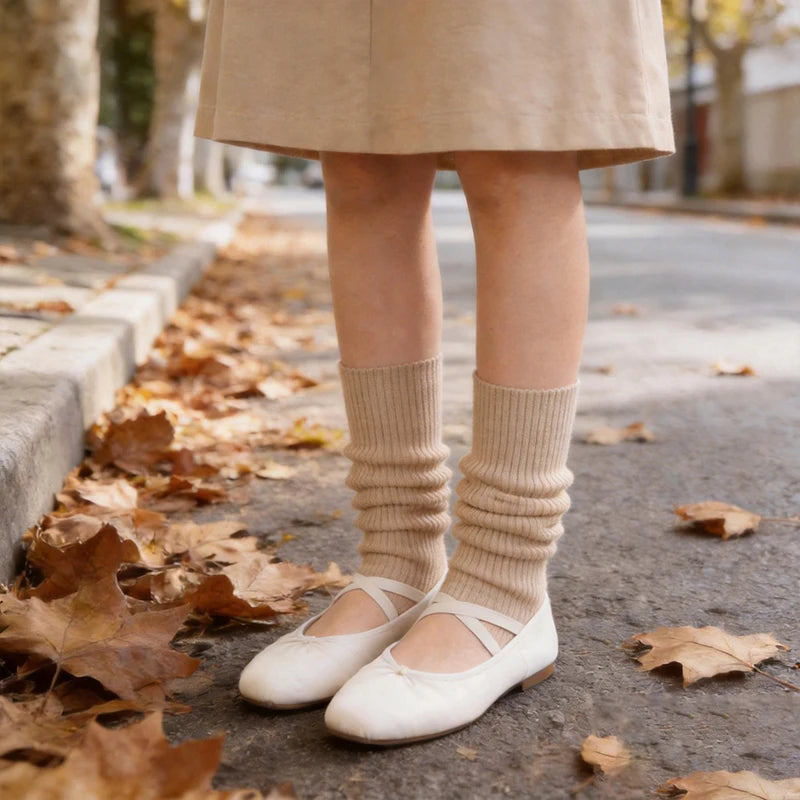 Cashmere Knit Long Leg Warmers