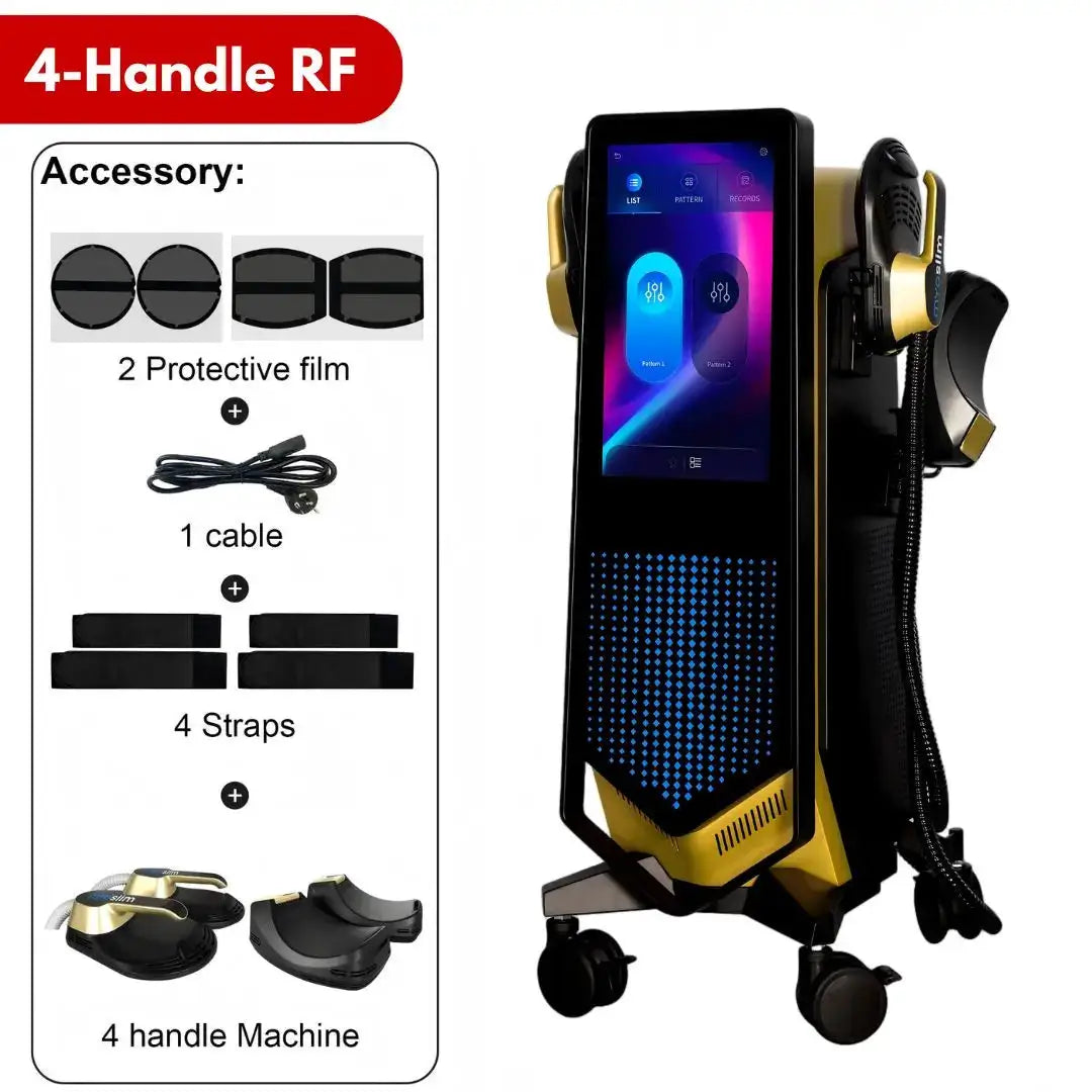 MYOslim EMS Muscle Stimulator Body Sculpting Machine HI-EMT Muscle Builder Fat Burner Slimming Toning Device Professional