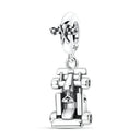 Sterling Silver Charm Beads Mask