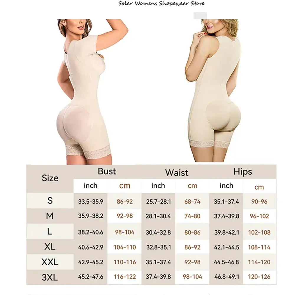 Colombian Shapewear Bodysuit Tummy Control Butt Lifter