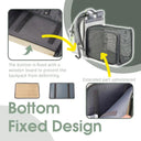 Pet Backpack: Expandable Escape-Proof Carrier for Travel