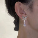 Drop Moissanite Earrings
