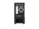 Thermaltake View 170 WS ARGB; Micro Chassis; Bottom Wood Trim; 3x120mm ARGB Lite Fans Included; 280mm Radiator Support; 340mm GPU Clearance; 180mm Max PSU Length; 160mm Air Cooler Max Height; mATX/mITX; Black; CA-1Z4-00M1WN-W
