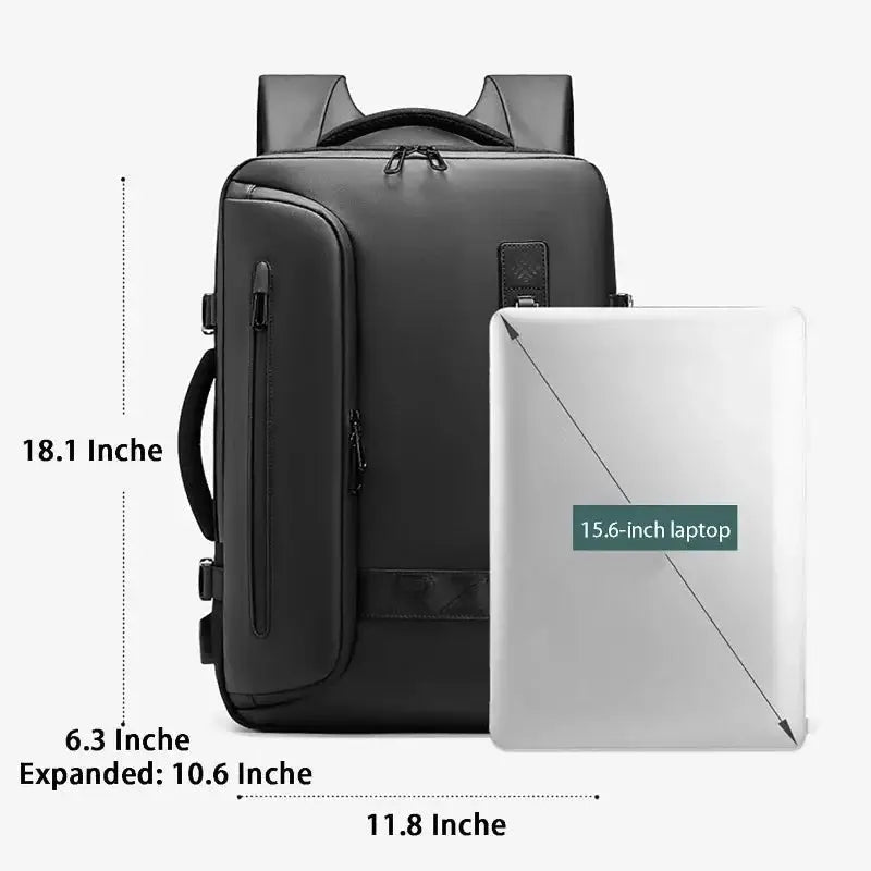 Multifunctional Air Bag Backpack For Men Large Capacity