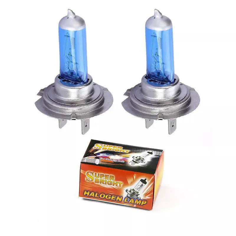 H7 Halogen Headlight Bulbs Super Bright 6000K White Light