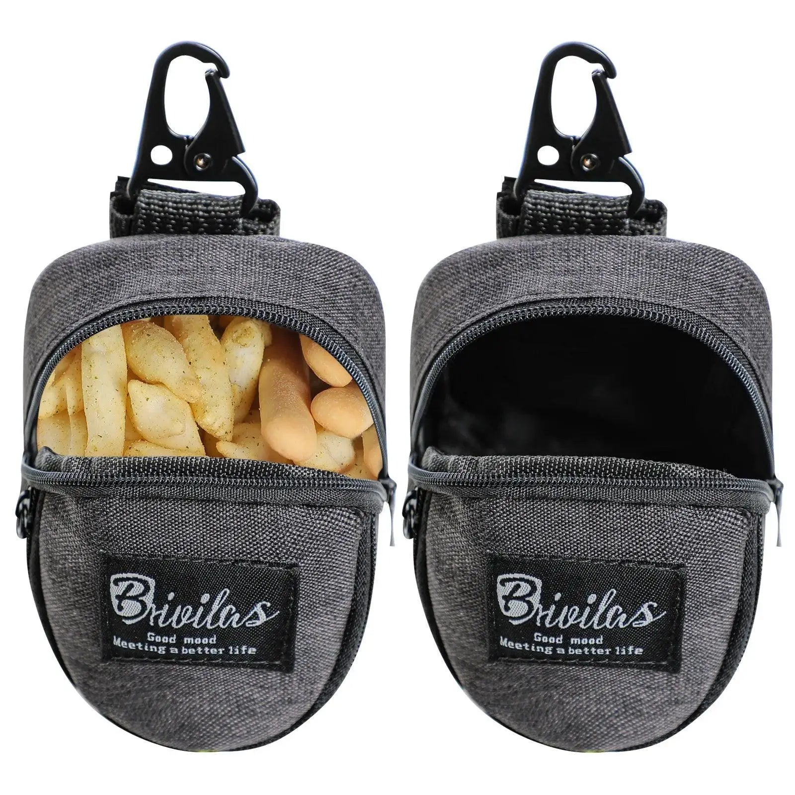 Dog Training Treat Bag With Poop Bag Dispenser Pockets