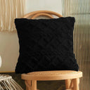 Cozy Vintage Knitted Pillow Cover: Nostalgic Home Decor Piece