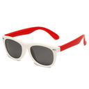 Trendy UV400 Kids Sunglasses for Boys and Girls Durable Silicone Goggles