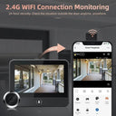 Awapow Tuya Wireless Doorbell 1080P Night Vision With 4.3 Inch Display Smart