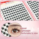 Soft Eyelash Extension Clusters for Pros