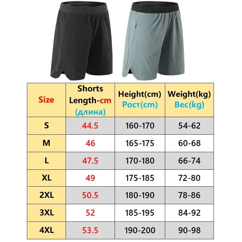 Men's Summer Workout Shorts Quick Dry Jogger Pants