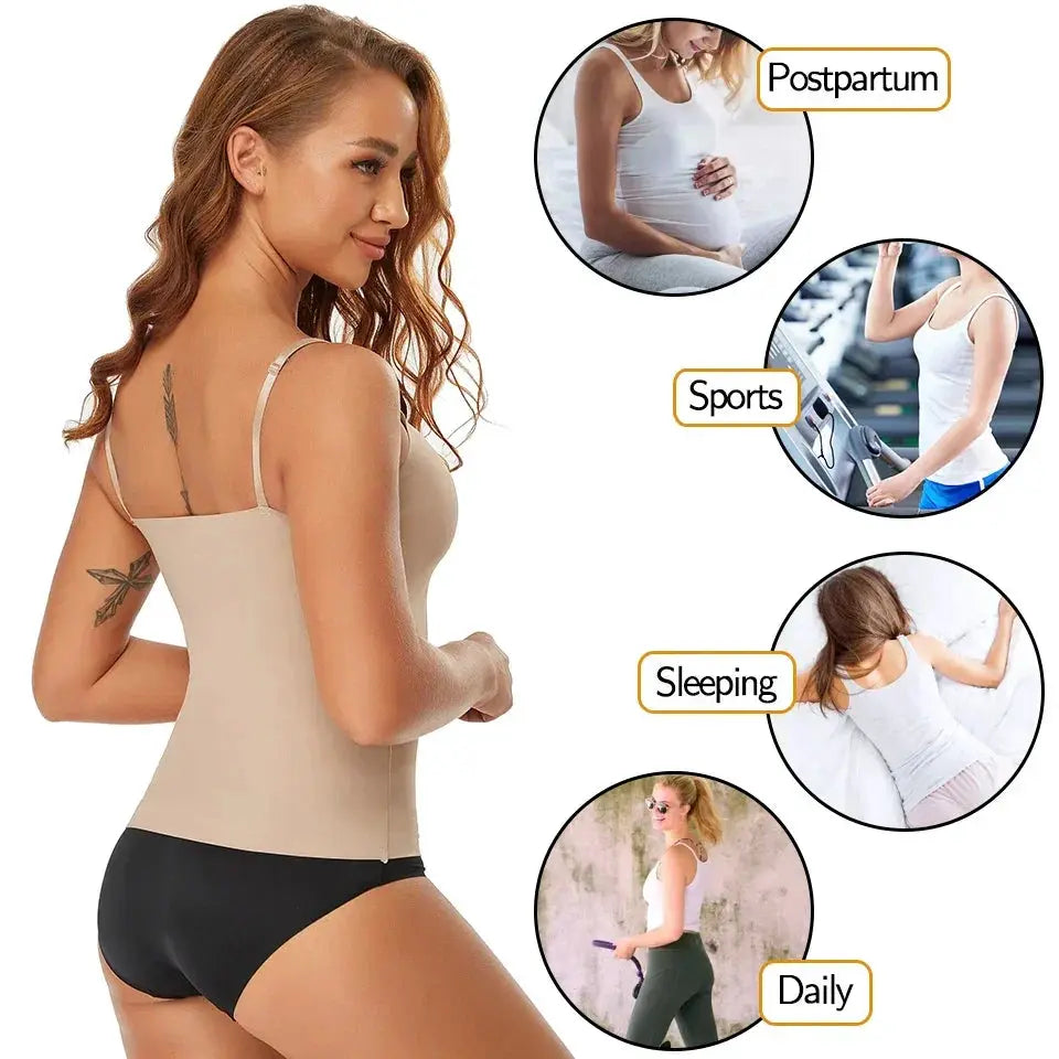 Seamless Tummy Control Shapewear Camisole For Women