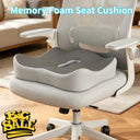 Memory Foam Seat Cushion Ergonomic Orthopedic Support For Office And Car