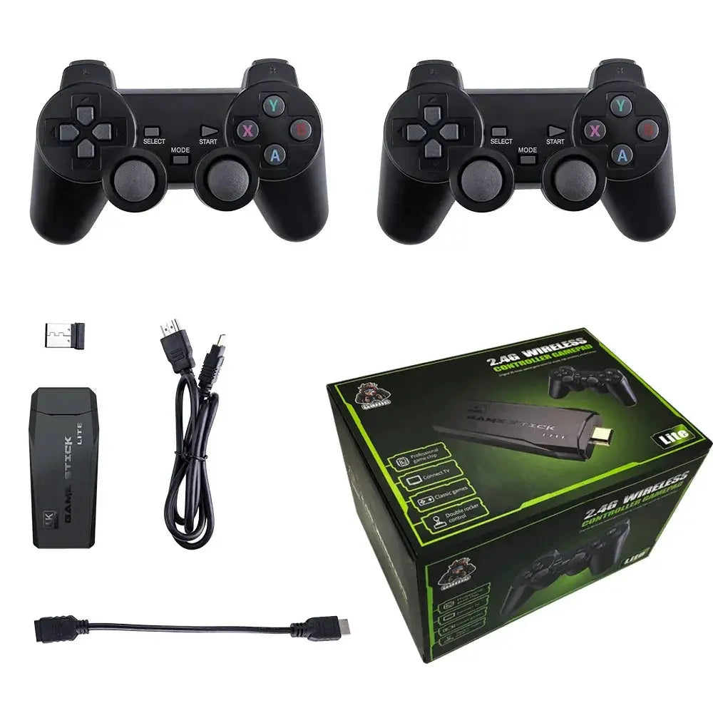 Update Retro Video Game Console 2.4G Wireless 64G Dendy