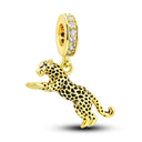 Charm Beads Sterling Silver Golden