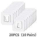 Double-Sided Adhesive Wall Hooks: Stylish Organization Solution