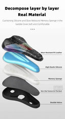 Comfortable Gel Bicycle Seat Cover - Memory Foam Bike Accessory