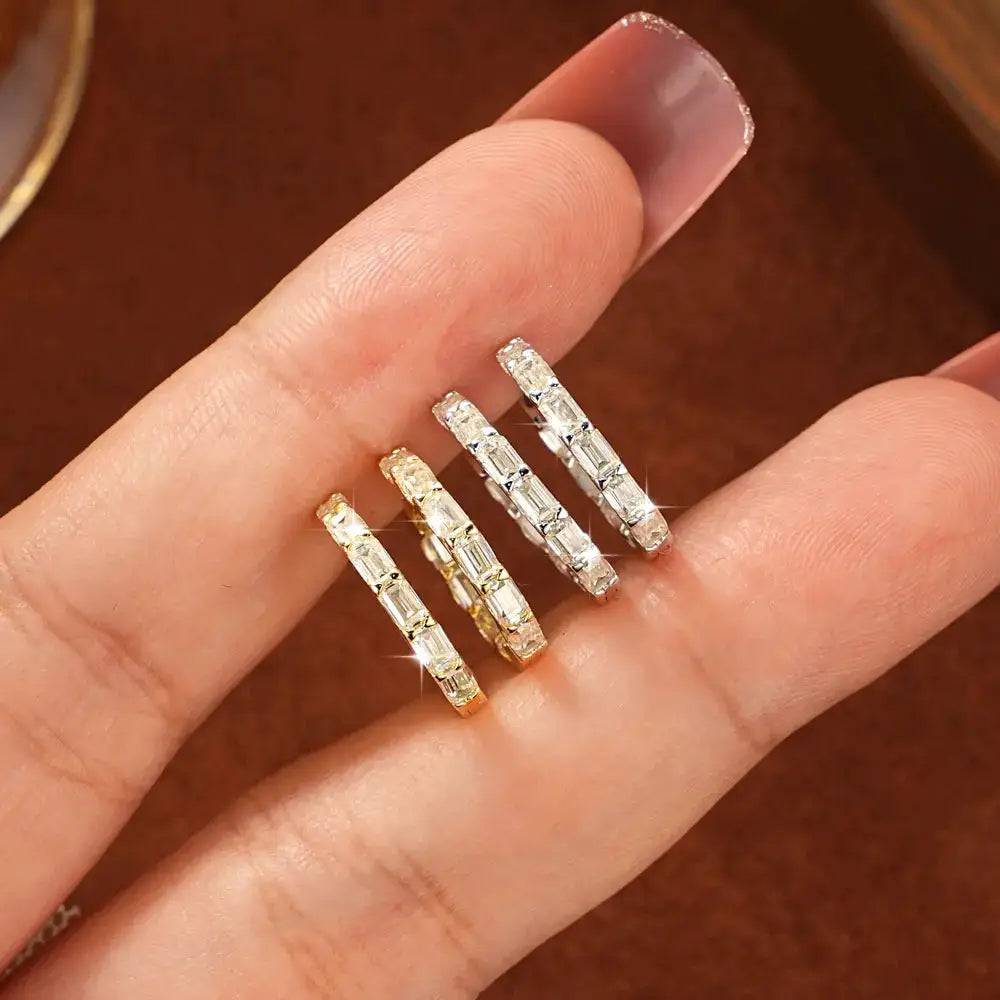 Luxurious Moissanite Hoop Earrings — product image 7