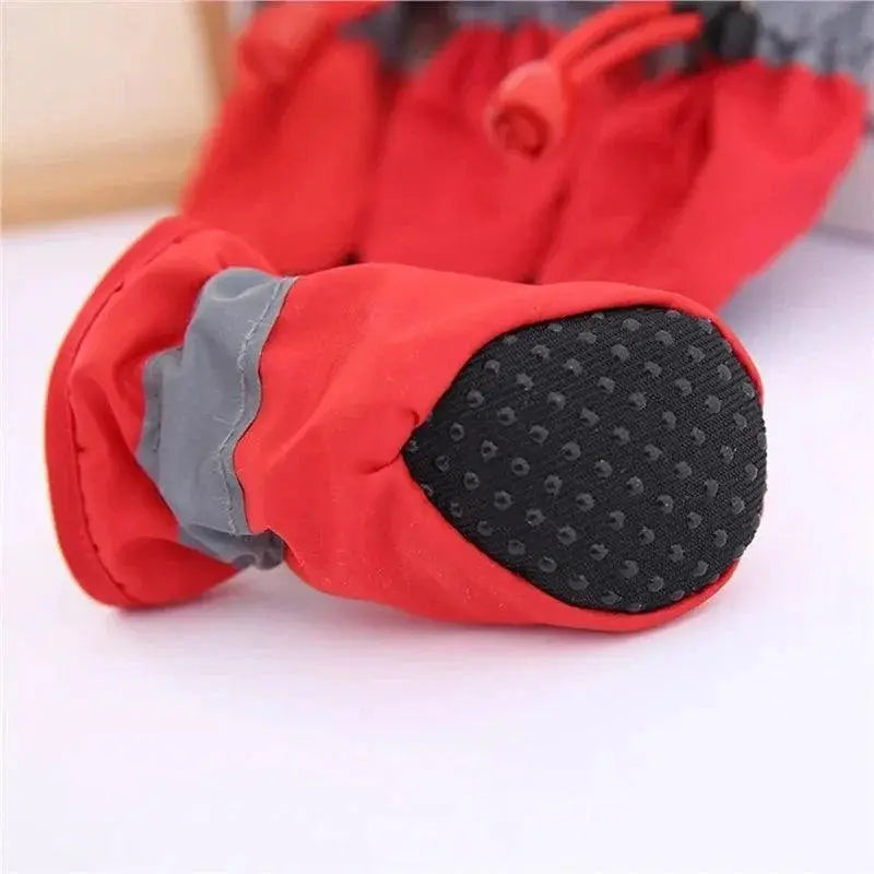 Cozy Waterproof Dog Boots Antiskid Winter Footwear