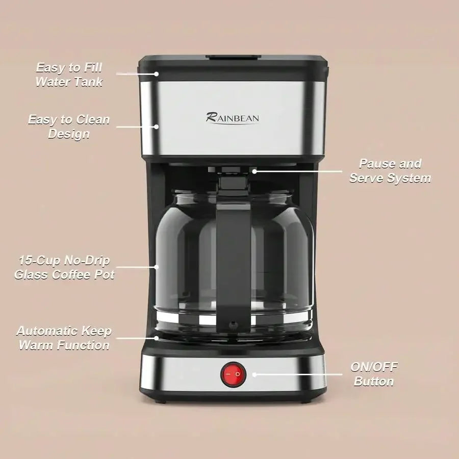 Drip Coffee Maker, Home/Office Coffee Brewing Machine — product view 4
