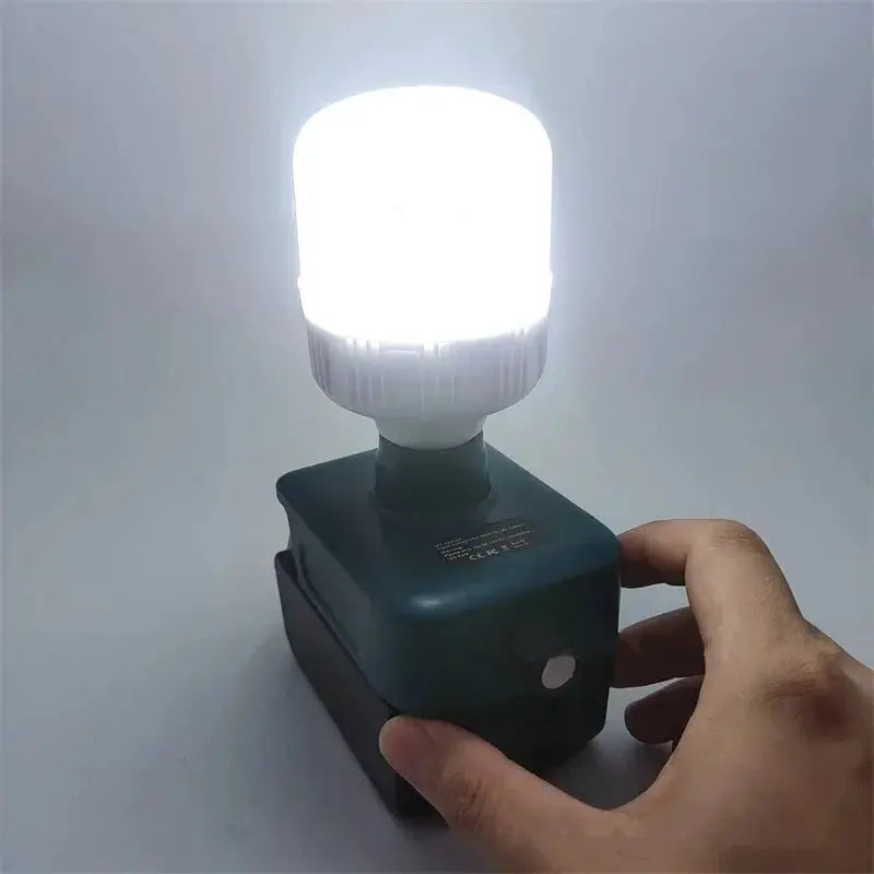 Cordless 12W LED Work Light for Makita DeWalt Milwaukee