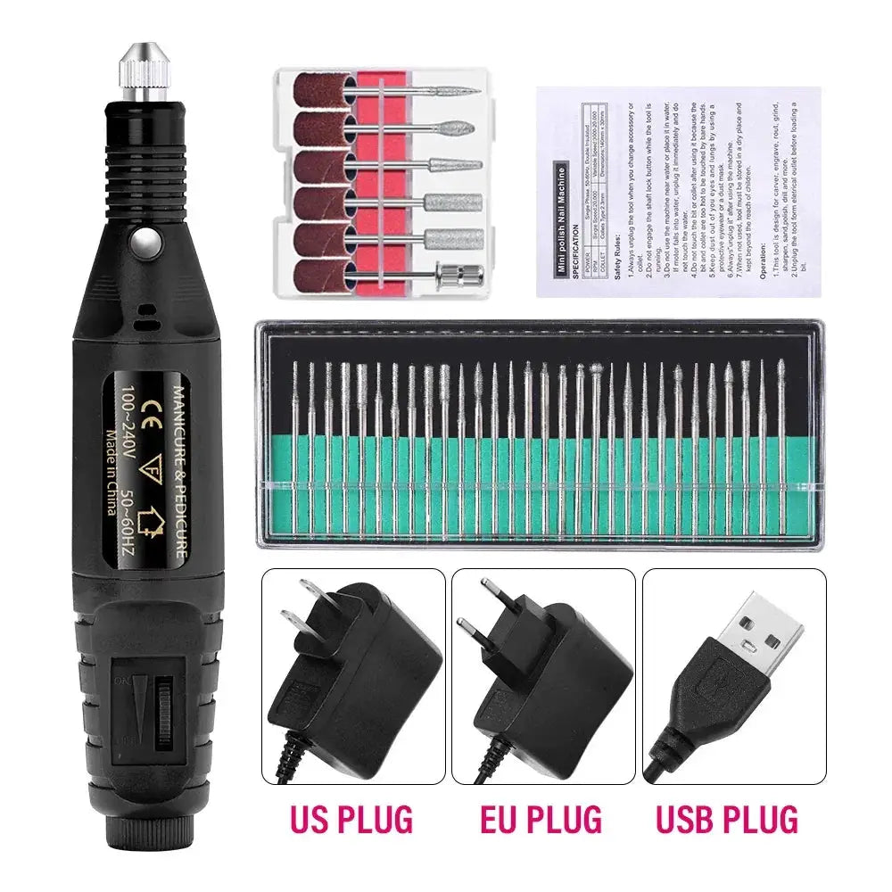 Home Manicure Nail Drill With Precision — product view 12