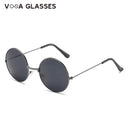 Trendy Retro Round Metal Sunglasses for Men and Women