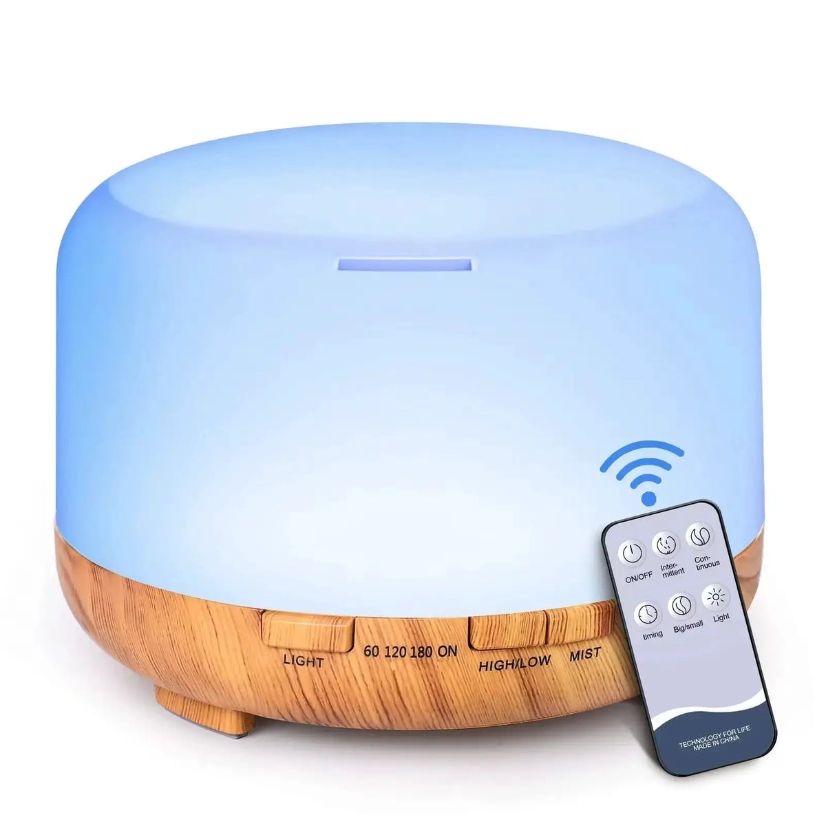 Ultrasonic Aroma Diffuser and Humidifier with LED Light — product view 17