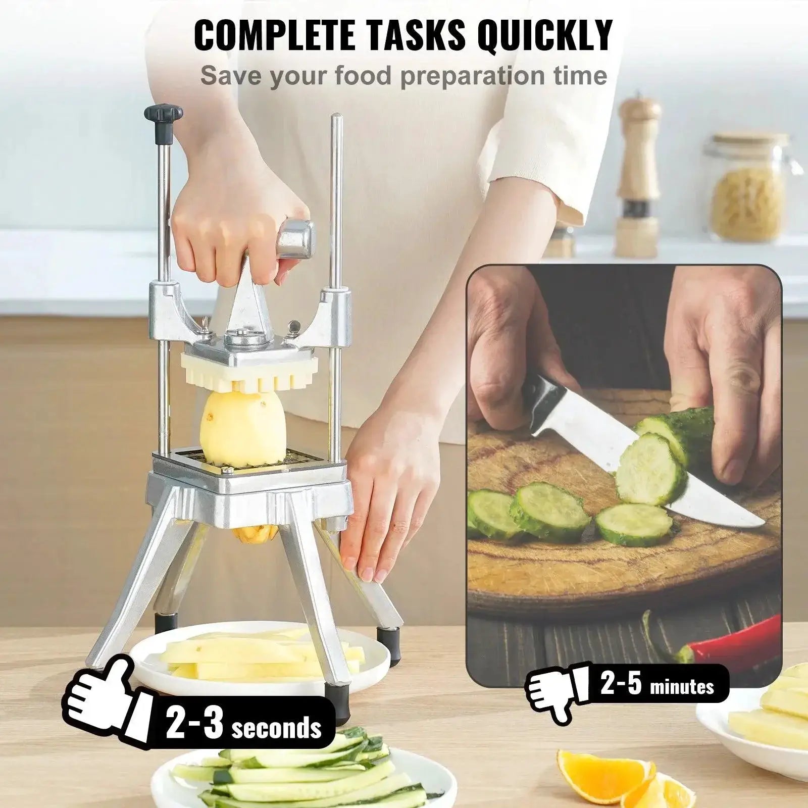 VEVOR Commercial Vegetable Dicer Cutter Manual Chopper