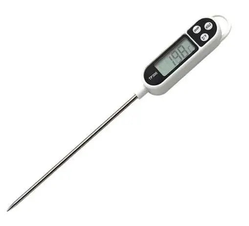 Meat Thermometer Quick Read Long Probe Auto Off LCD Kitchen