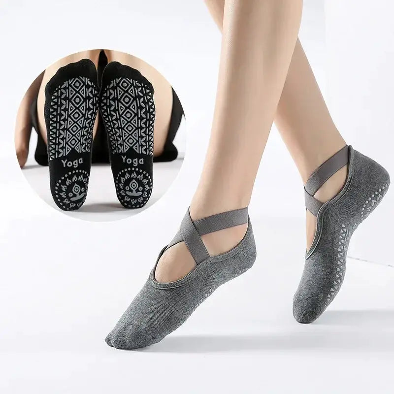 Non Slip Cotton Yoga Socks For Women For Pilates And Dance