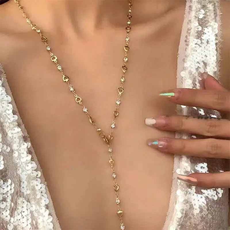 New Luxury Colourful Crystal Zircon Necklace For Women