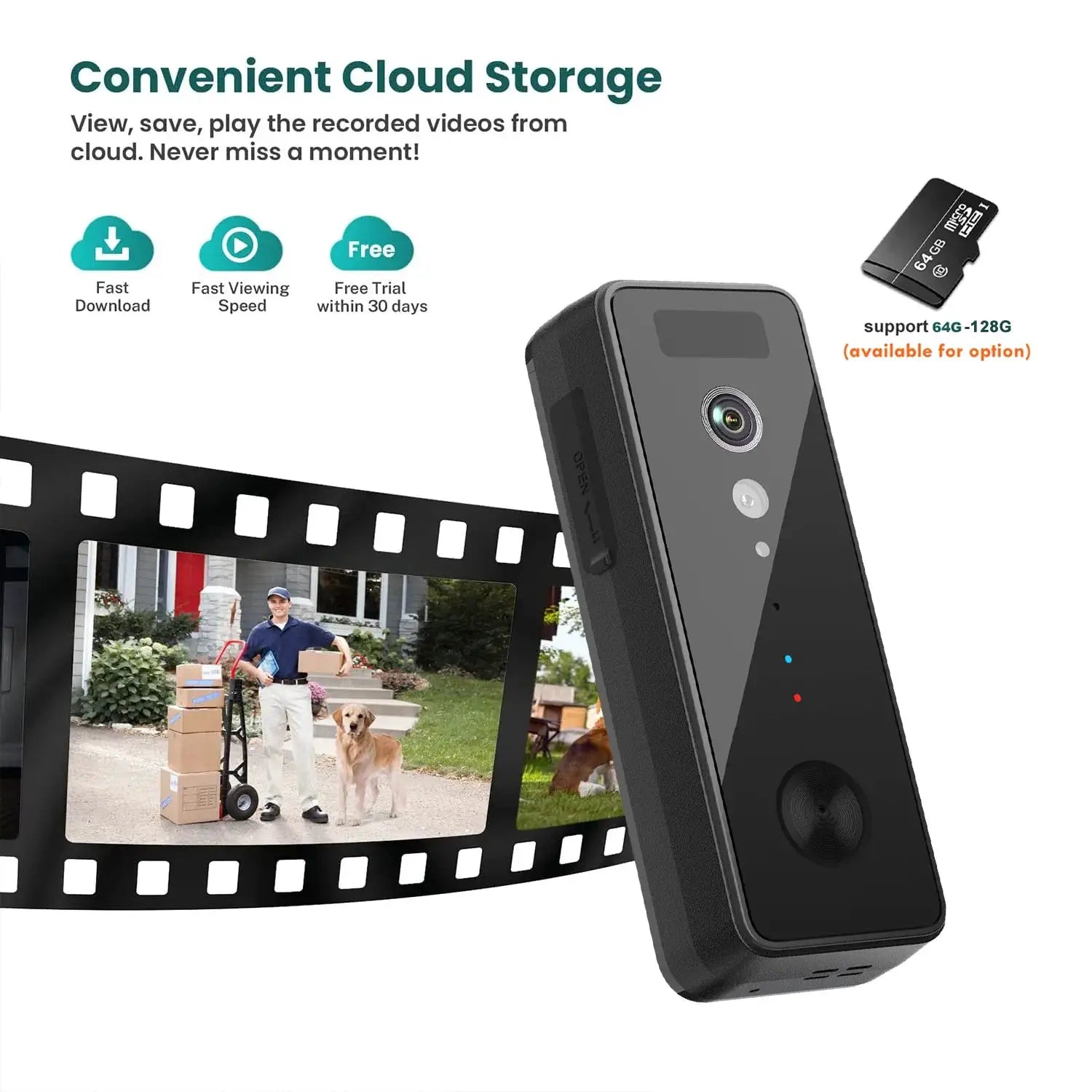 5G 2.4G 1080P WiFi Video Doorbell Dual Band Wireless Home Door Bell Tuya Smart Waterproof APP Remote Intercom Security Camera by stepyours.com