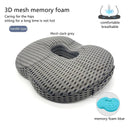 Ergonomic Memory Foam Seat Cushion for Tailbone Pain Relief