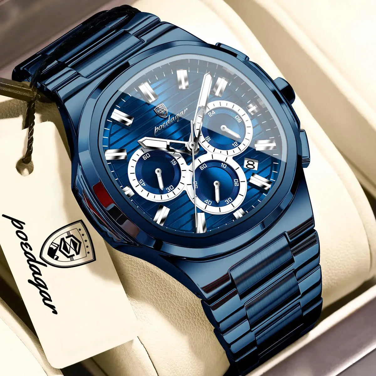 Luxury Men Stainless Steel Watch