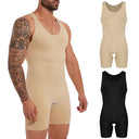 Men's Sleeveless Compression Bodysuit Tummy Control Shapewear