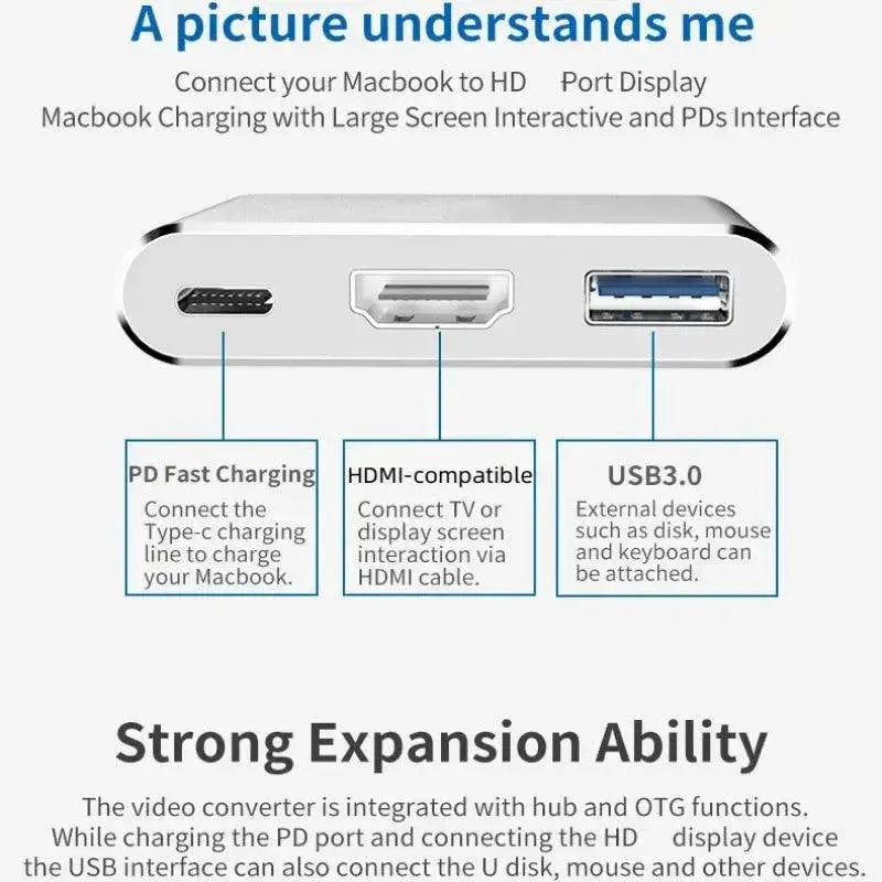 Ultimate USB C Hub 4K HDMI MacBook Pro Docking Station