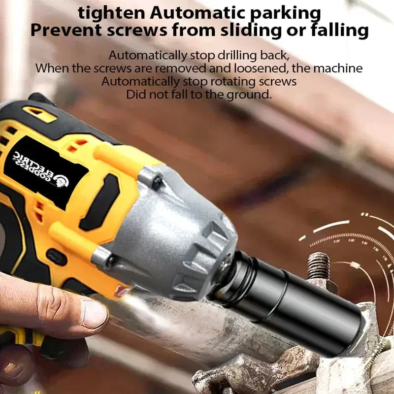Cordless 1/2 Inch High Torque 700NM Impact Wrench Brushless