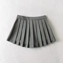 Vintage Pleated Mini Skirts Stylish Korean Tennis Fashionista