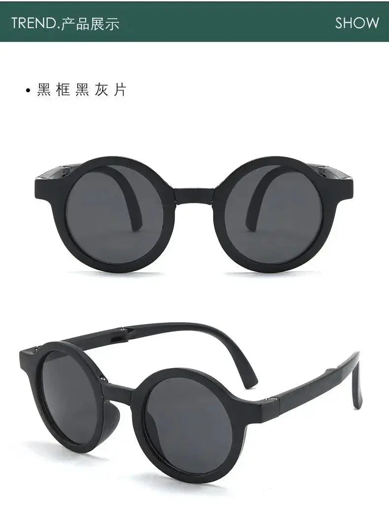 Foldable Kids Sunglasses For Boys And Girls UV 2023