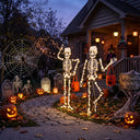 H Skeleton Lights Set Outdoor Halloween Decorations