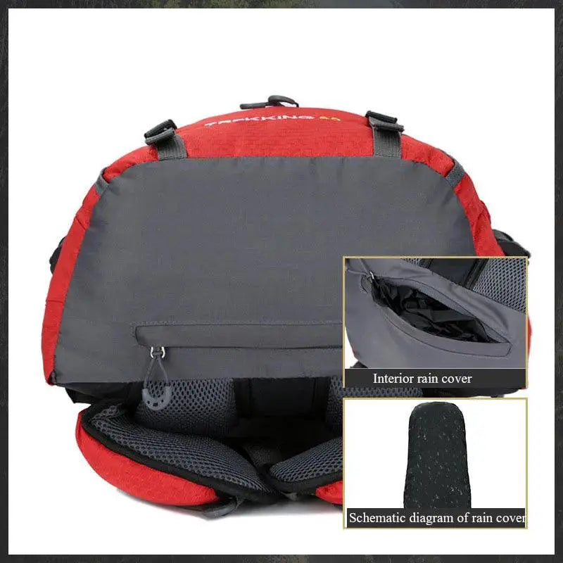 Oulylan 60L Mountaineering Backpack For Hiking And Camping