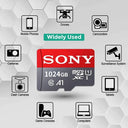 SONY Micro SD Memory Card Class 10 1TB 512GB 256GB 128GB 64GB 32GB Micro SD TF Flash Card for Phone Camera