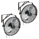 SucceBuy Wall Mount Fan inch Wall Mounted Hanging Fan Adjustable