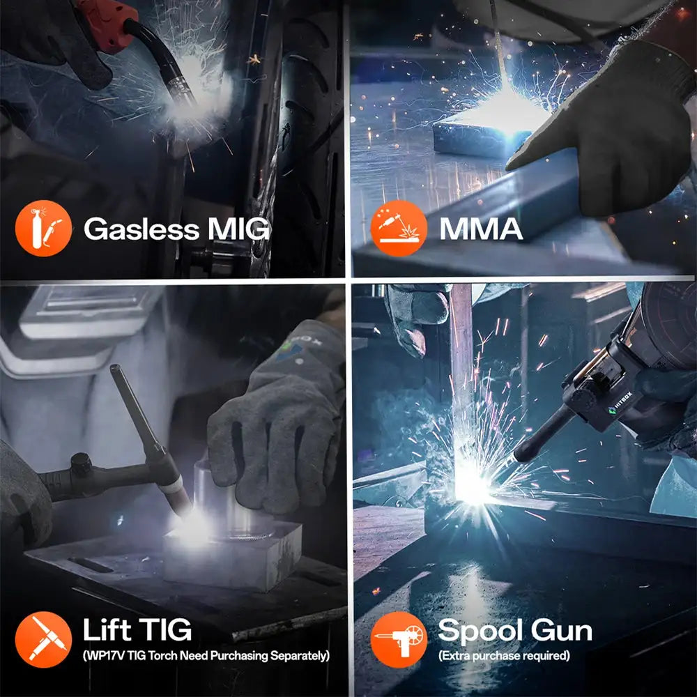 HITBOX HBM145 Synergic MIG Welding Machine — product view 2