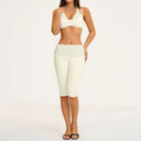 Fitness Set Women Stripes Polka Dot Capri